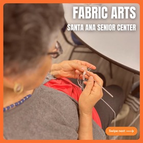 The Fabric Arts class for adults.